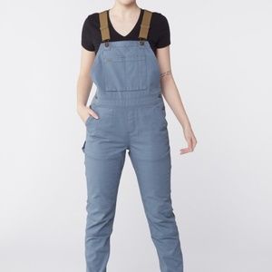 Women's REI Trailsmith Overalls 2 Petite Washed Blue